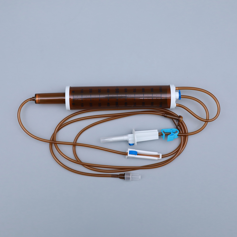 Burette type infusion set